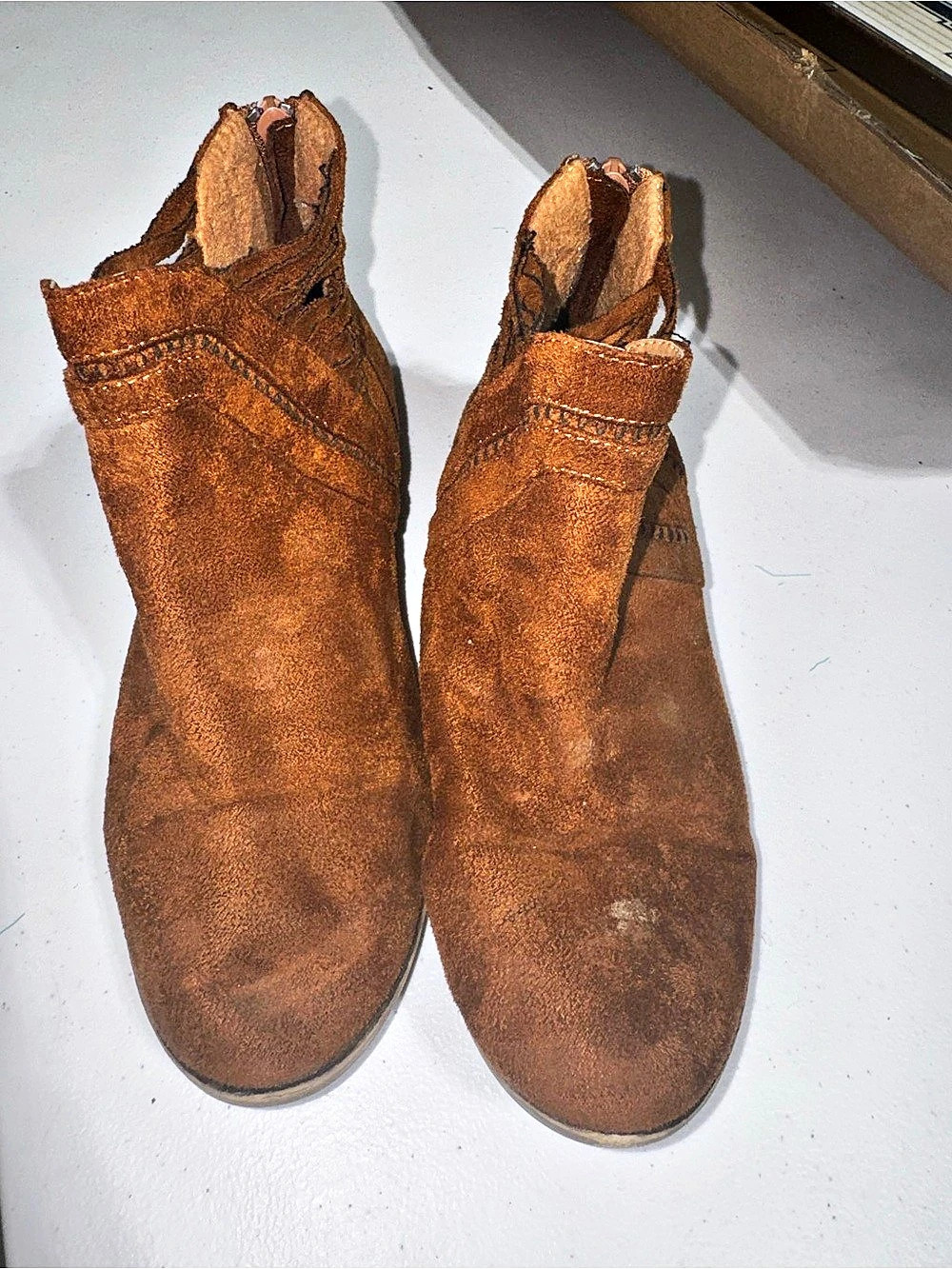 No Parking Athens Brown Ankle Boots